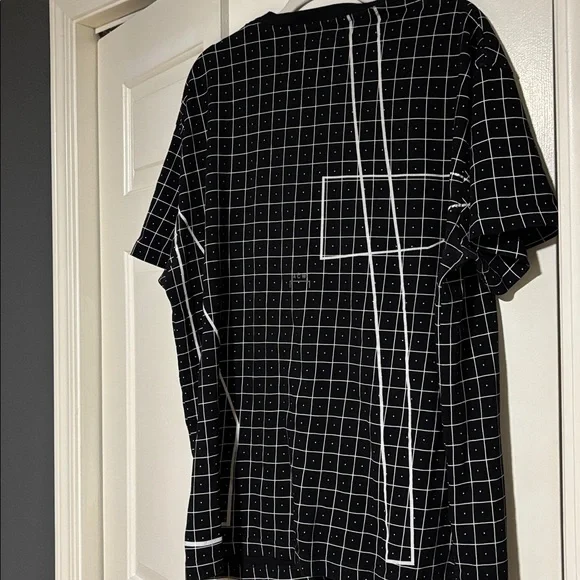 A-COLD-WALL* Black Checkered Short Sleeve Tee Sz XXL - Picture 5 of 5